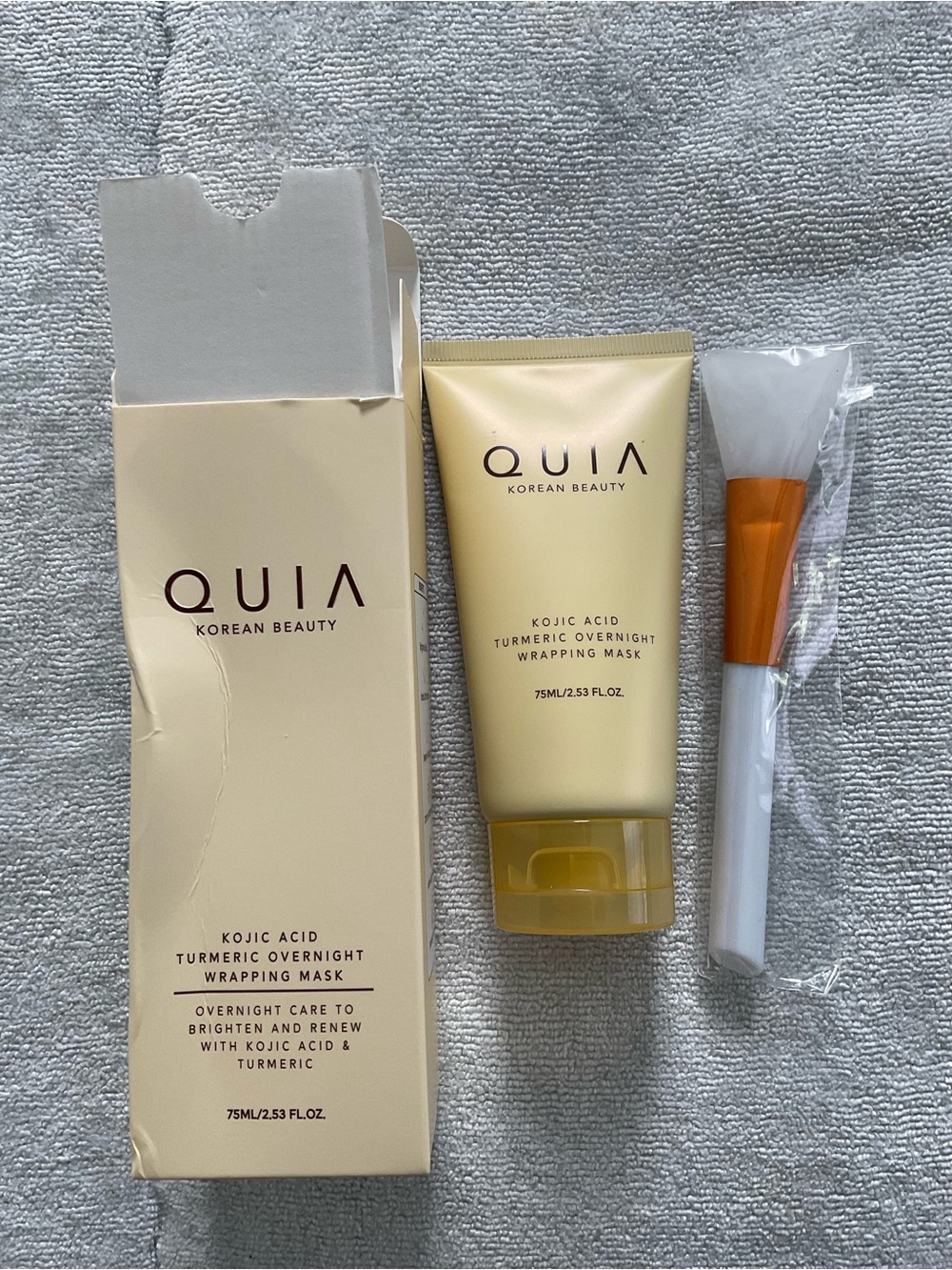 Quia NIB Turmeric Overnight Wrapping Mask